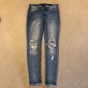 SP Black skinny jeans destroyed